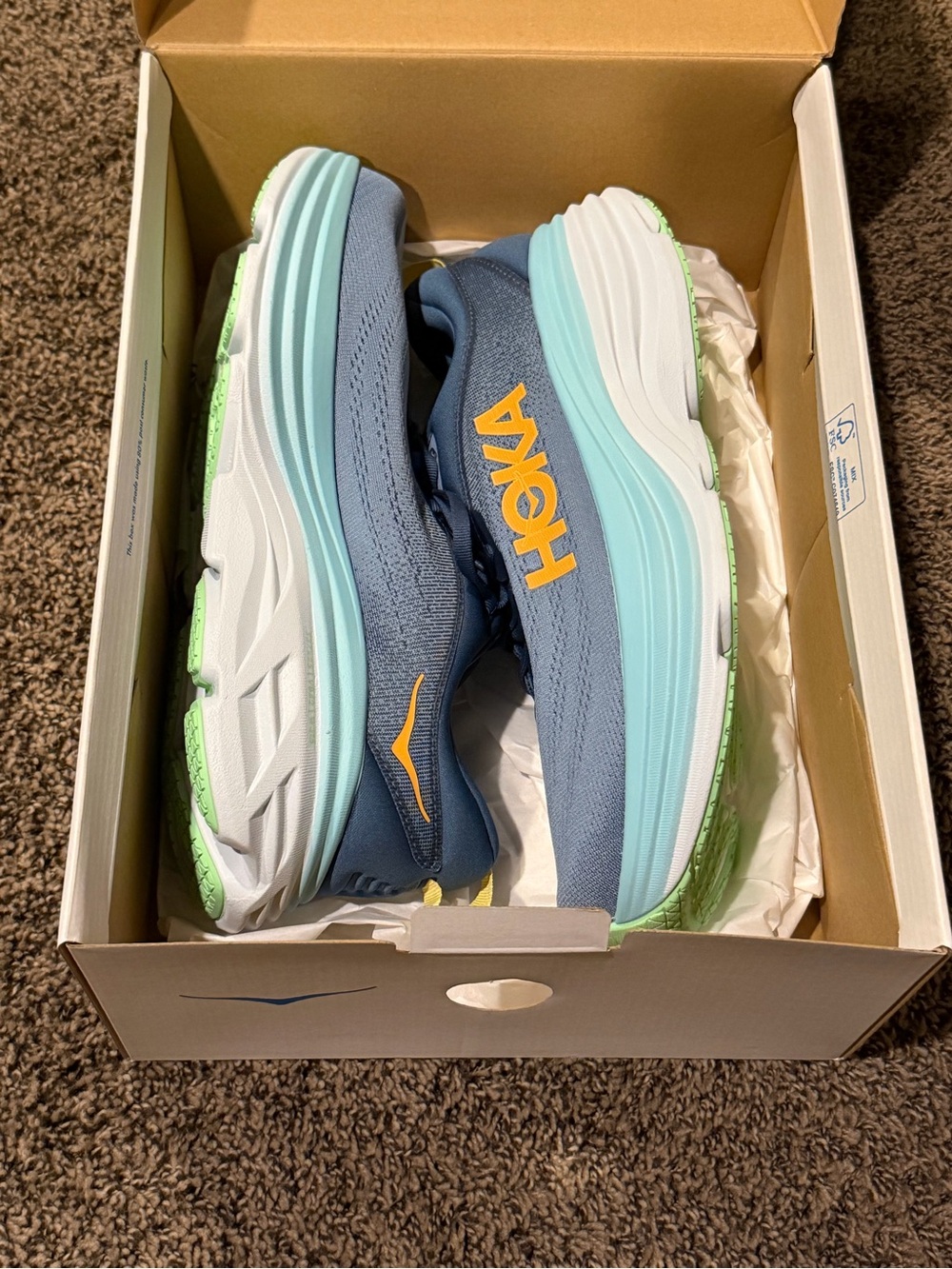 Hoka Men's Bondi 8 10.5E wide
